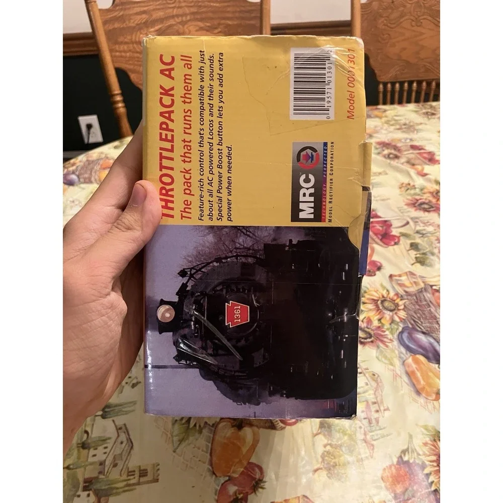 MRC Throttlepack AC 1301 Train Hobby Transformer with Manual and Original Box